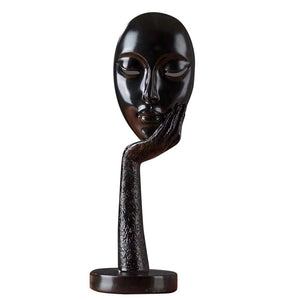 Abstract Lady Face Sculpture Art