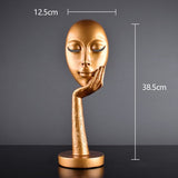 Abstract Lady Face Sculpture Art