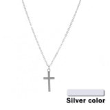 Simple Elegant Cross Necklace