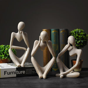 European Style Abstract Thinker Statues