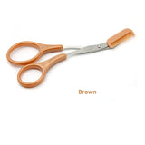 Eyebrow Trimmer Scissor with attached Comb