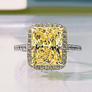 Pink or Yellow Gemstone Rings